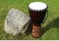 Africký buben Djembe, 70 x 28 cm, ručně řezaný