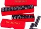 Domino společenská hra dřevo 55ks v krabičce 23,5x3,5x5cm