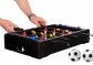 GamesPlanet® Mini stolní fotbálek, 51 x 31 x 8 cm, černý