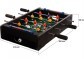 GamesPlanet® Mini stolní fotbálek, 51 x 31 x 8 cm, černý