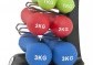 Gorilla Sports 12 kg ergonomický set jednoruček se stojanem