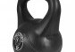 Gorilla Sports kettlebell činka, plast, černá, 16 kg