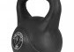 Gorilla Sports Kettlebell činka, plast, černá, 20 kg