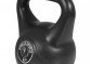 Gorilla Sports Kettlebell činka, plast, černá, 4 kg