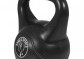 Gorilla Sports Kettlebell činka, plast, černá, 6 kg