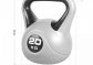 Gorilla Sports Kettlebell činka, vinylová, černá, 20 kg