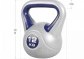 Gorilla Sports Kettlebell činka, vinylová, modrá, 12 kg