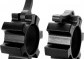 Gorilla Sports Rychloupínací uzávěry 50-51 mm, 2 ks, černá
