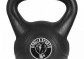 Gorilla Sports Sada kettlebell činek, plast, černé, 24 kg