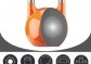 Gorilla Sports Soutěžní kettlebell, oranžový, 28 kg