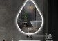 IREDA koupelnové zrcadlo s LED osvětlením, 80 x 50 cm