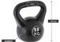 MAXXIVA Kettlebell činka, černá, 18 kg