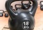 MAXXIVA Kettlebell činka, černá, 18 kg