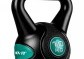 MOVIT Kettlebell činka - 10 kg, černá/petrolejová