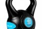 MOVIT Kettlebell činka - 3 kg, černá/sv. modrá