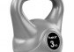 Movit Kettlebell činka, 3 kg, šedá/černá