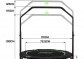 Physionics Fitness trampolína 101 cm, do 150 kg, zelená