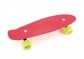 Skateboard - pennyboard 43cm, nosnost 60kg plastové osy, červený, zelená kola