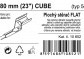 Stěrač Flat bulk 23" (cube 16) - 580 mm