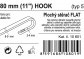 Stěrač Flat bulk (hook) 11" - 280 mm