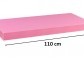 Stilista nástěnná police Volato, 110 cm, růžová