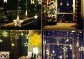 VOLTRONIC Vánoční závěs hvězdy 150 LED, teple bílý